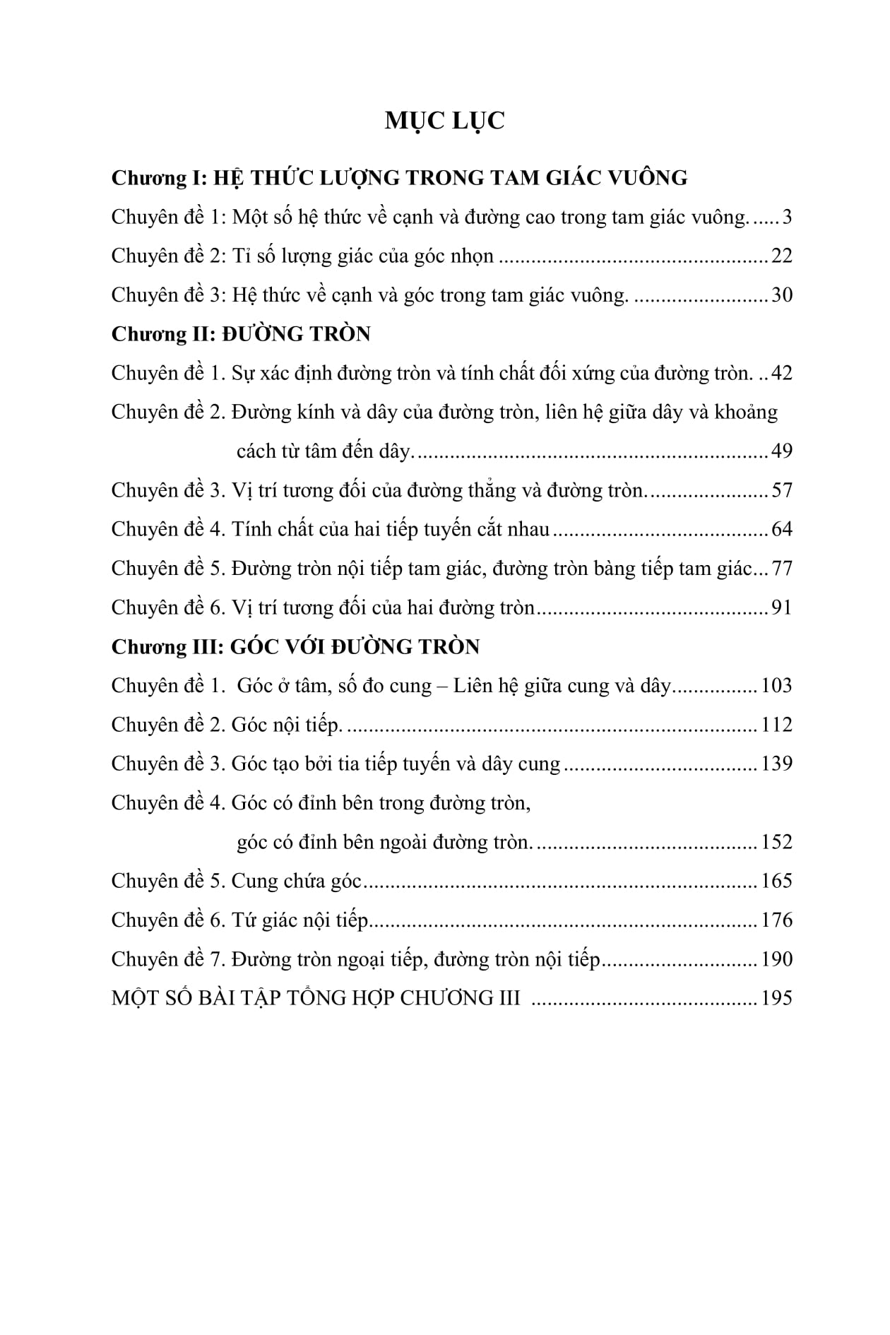 bộ tài liệu bồi dưỡng học sinh giỏi toán thcs các chuyên đề hình học 9 - tập 1 - Ảnh 5