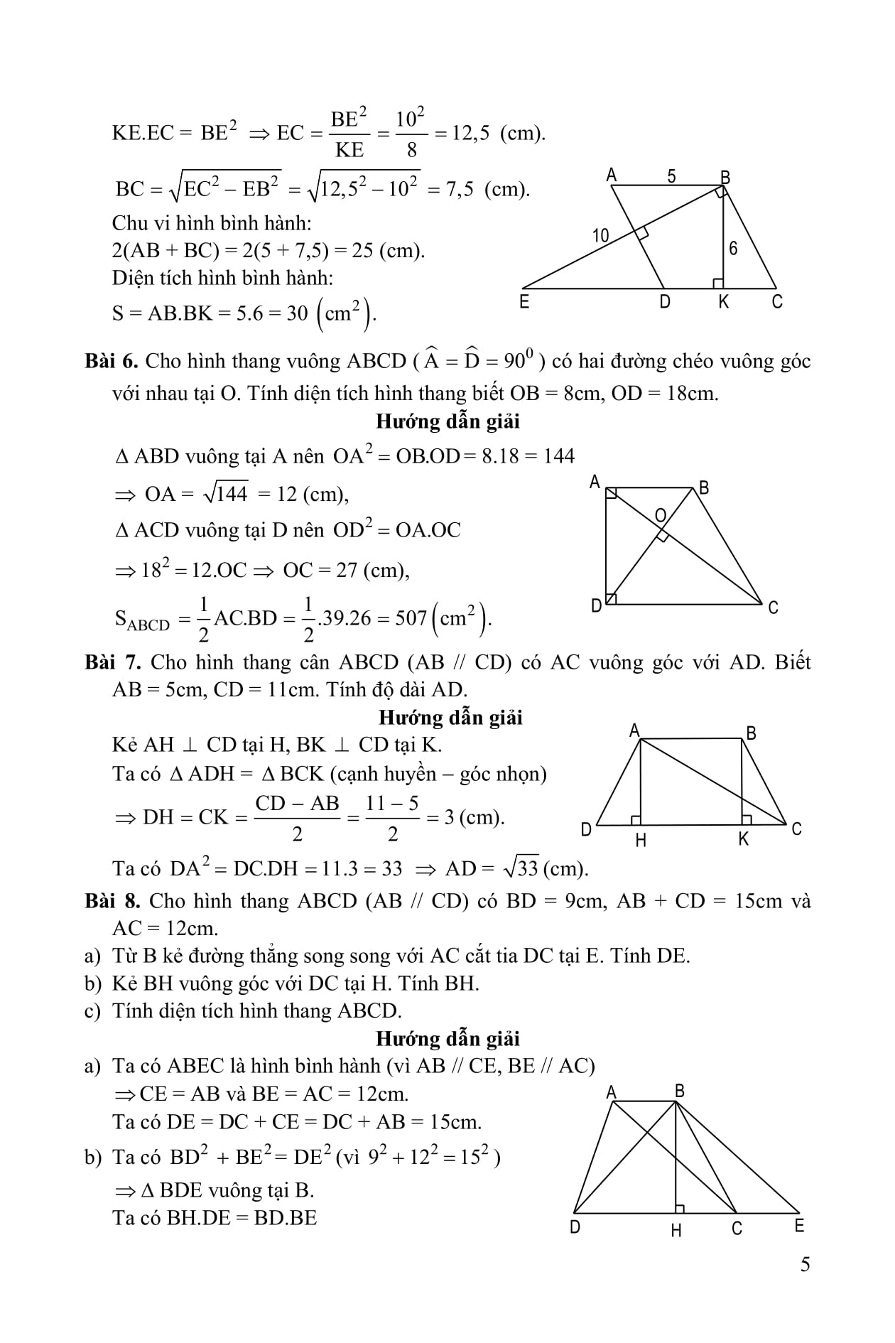 bộ tài liệu bồi dưỡng học sinh giỏi toán thcs các chuyên đề hình học 9 - tập 1 - Ảnh 8
