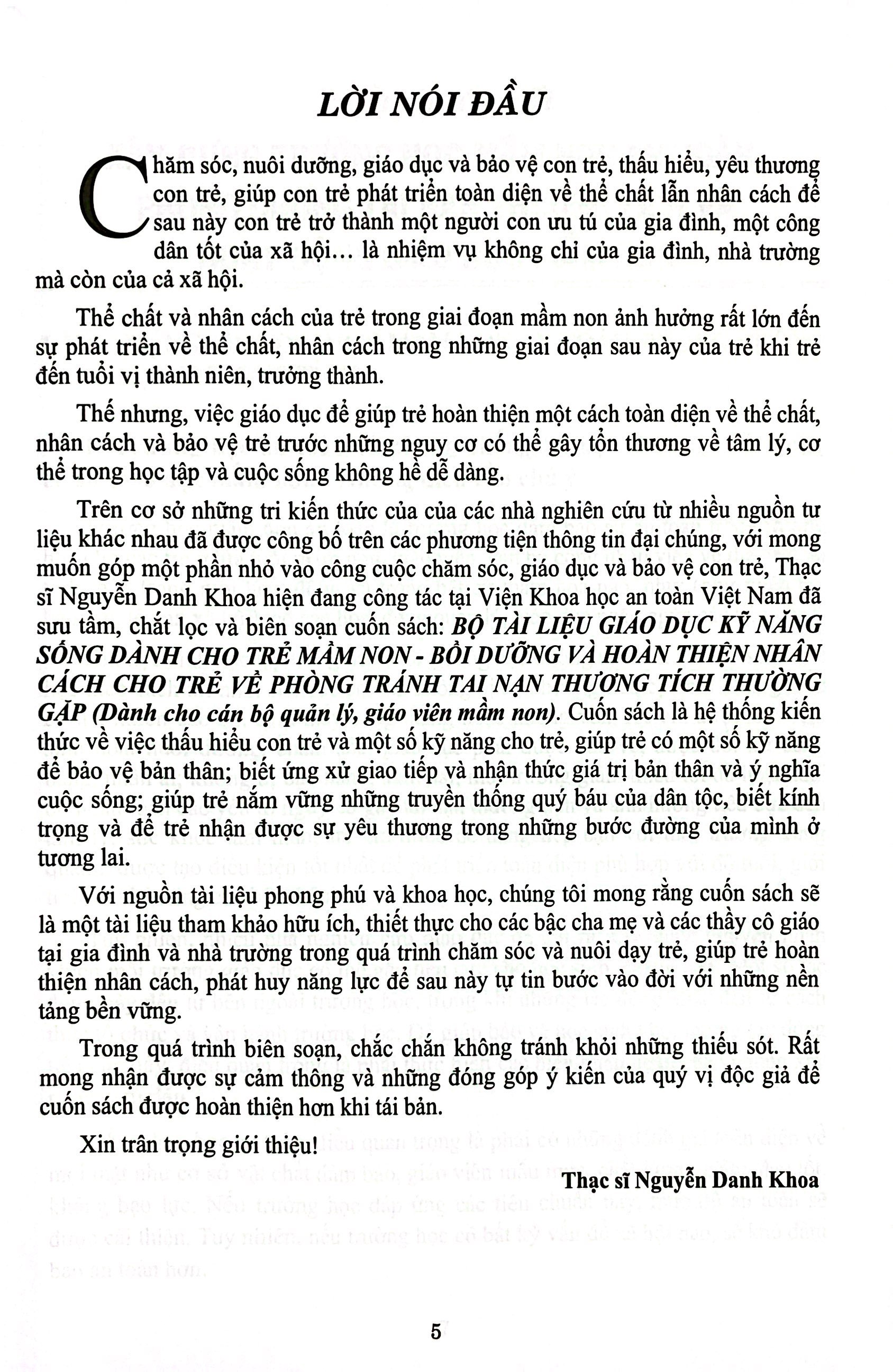 bộ tài liệu giáo dục kỹ năng sống dành trẻ mầm non - Ảnh 3