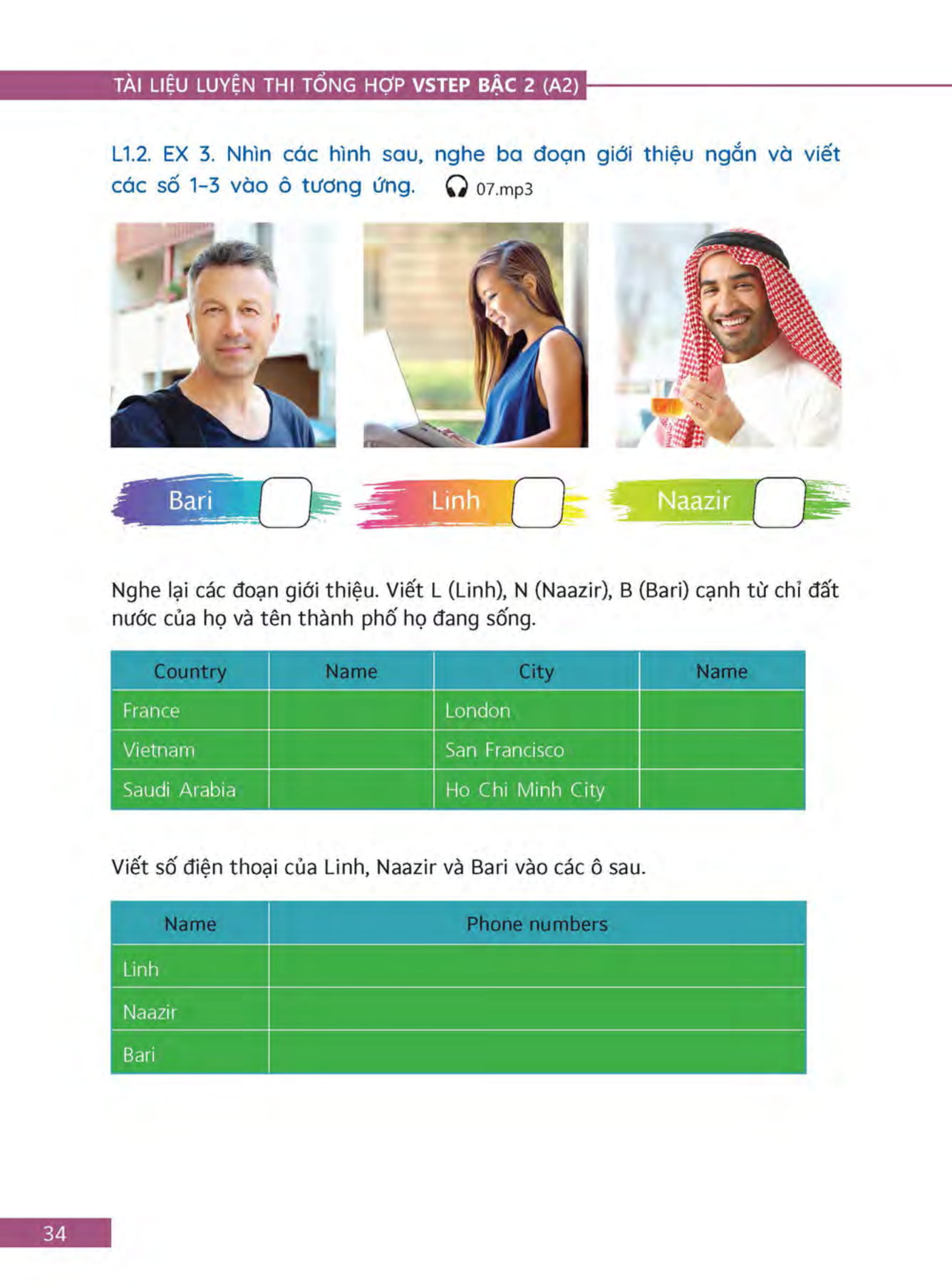 bộ tài liệu luyện thi tổng hợp vstep bậc 2 (a2) - Ảnh 21