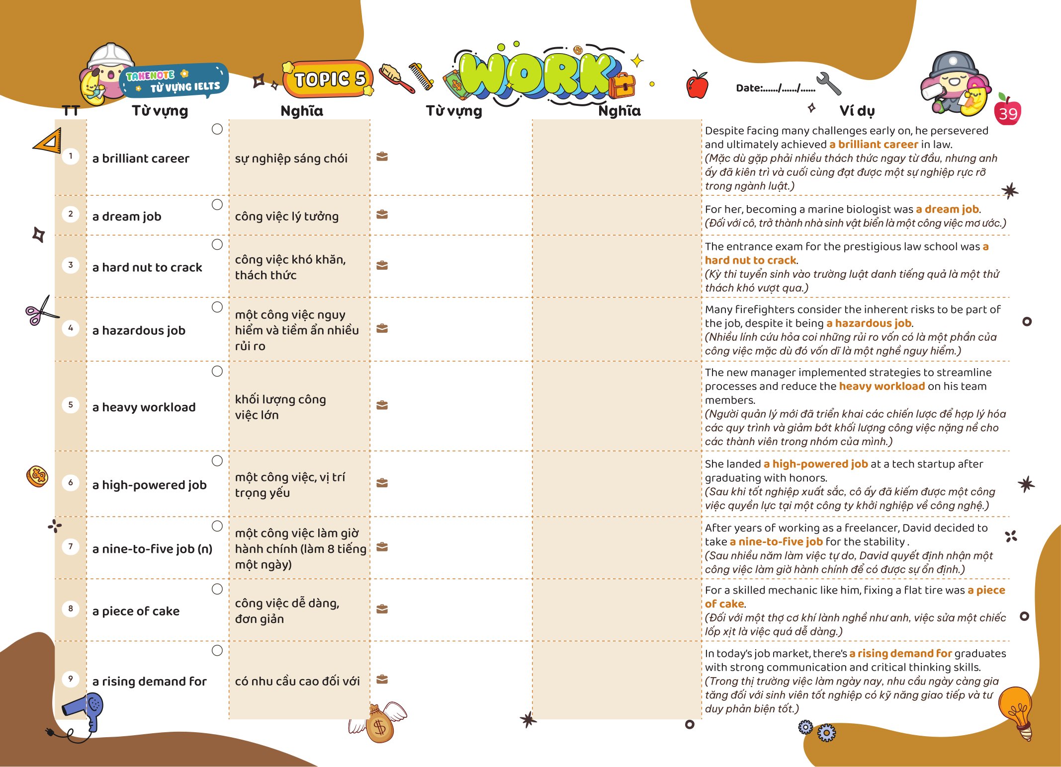 Bộ
						
										
										Take Note - Từ Vựng IELTS - Cung Cấp 1300 Từ Vựng Band 6.5 Theo Chủ Đề - Ảnh 10