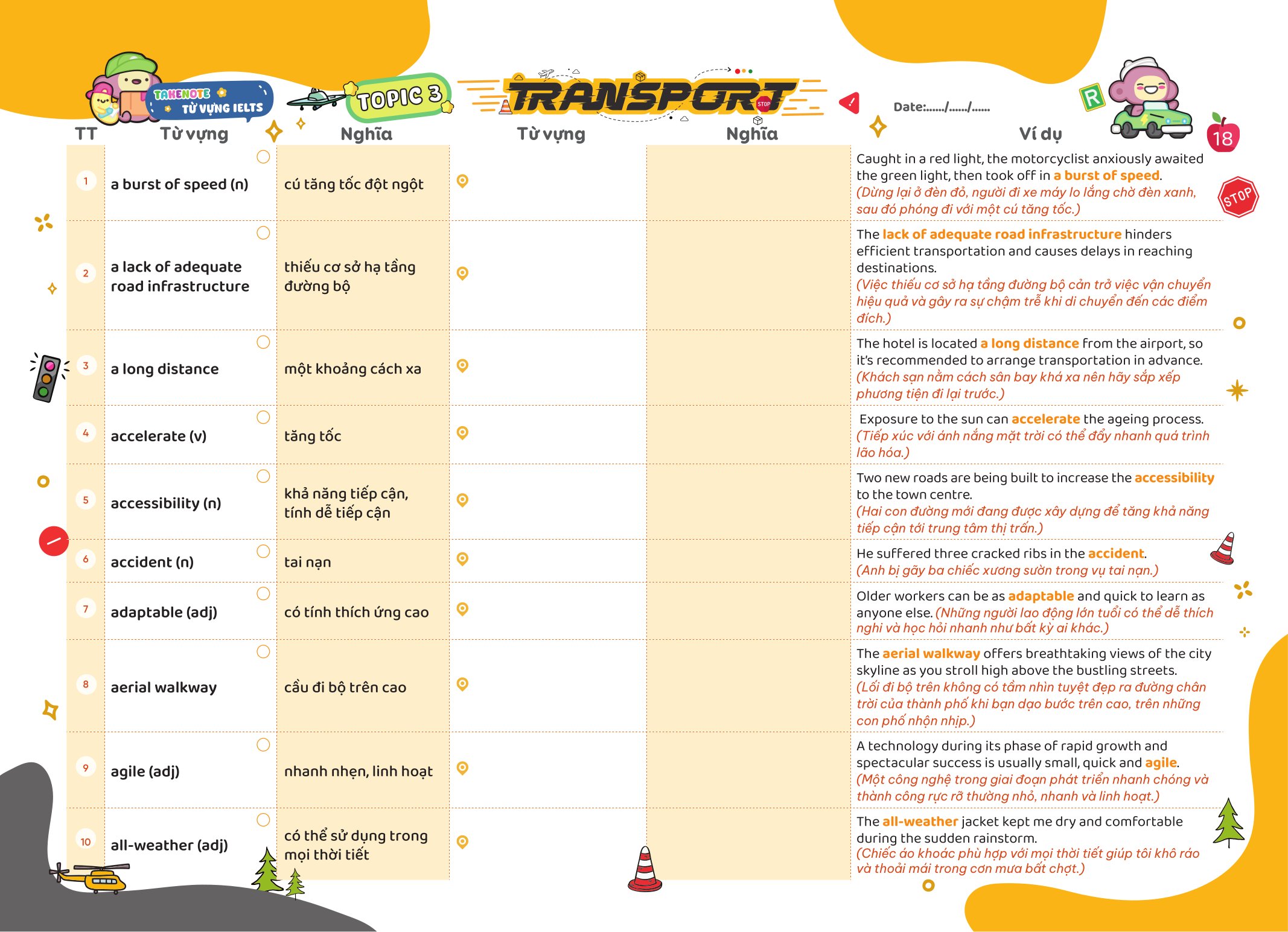 Bộ
						
										
										Take Note - Từ Vựng IELTS - Cung Cấp 1300 Từ Vựng Band 6.5 Theo Chủ Đề - Ảnh 6