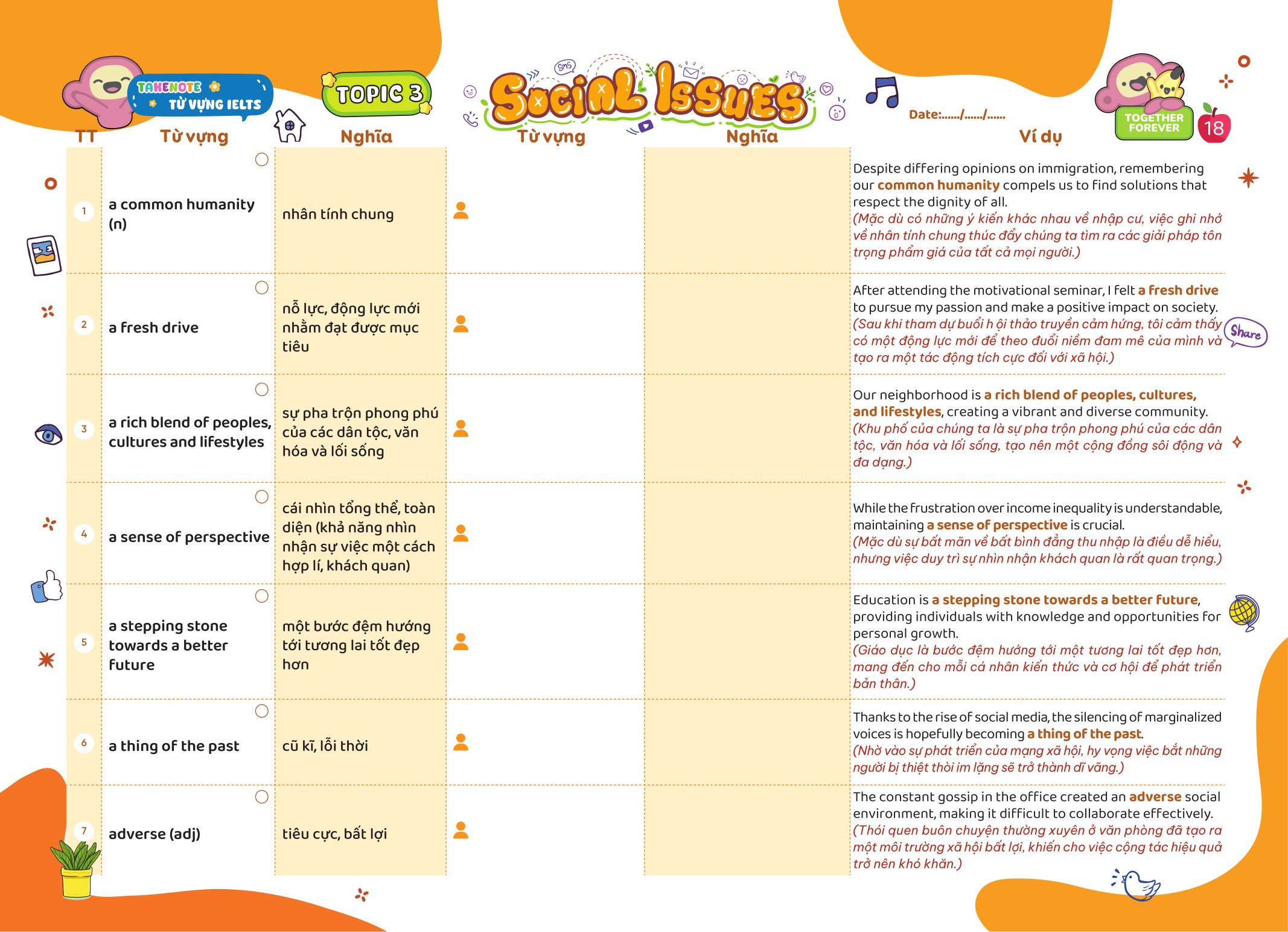 Bộ
						
										
										Take Note - Từ Vựng IELTS - Cung Cấp 1500 Từ Vựng Band 7.5 Theo Chủ Đề - Ảnh 6