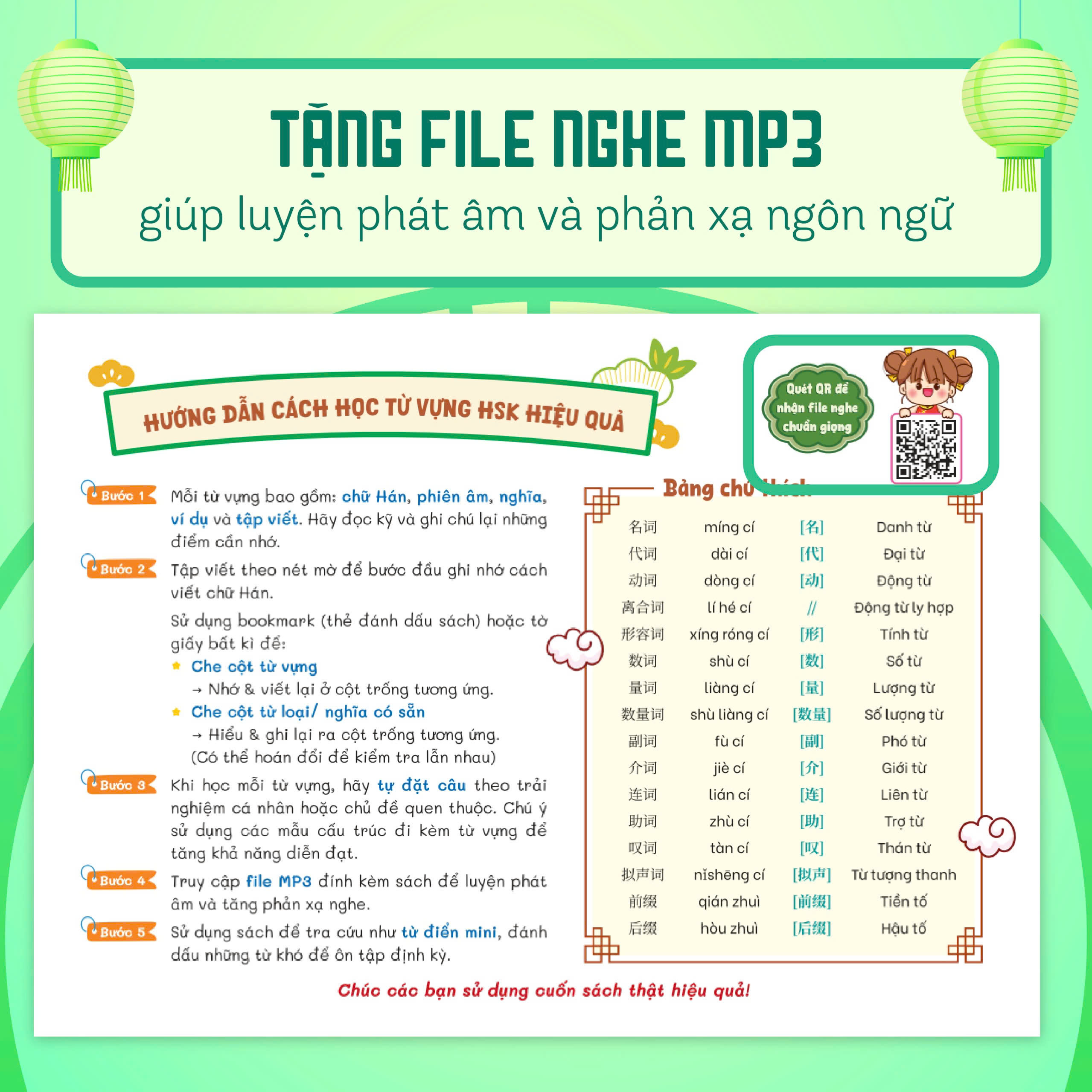 Bộ Takenote - Từ Vựng HSK Tiếng Trung - HSK1 (Cung Cấp 500 Từ Vựng) - Ảnh 8
