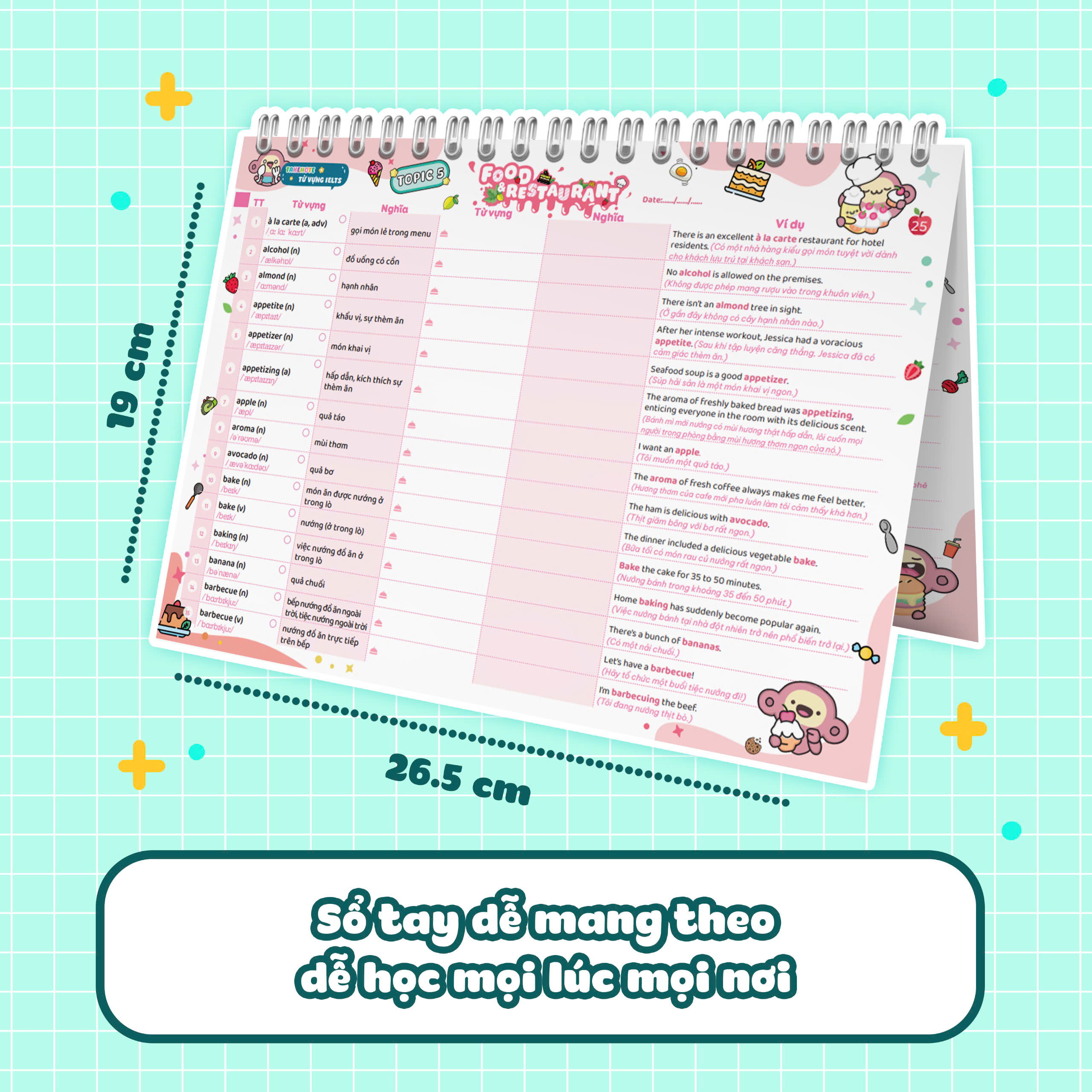 Bộ Takenote - Từ Vựng IELTS - Cung Cấp 3000 Từ Vựng Theo Chủ Đề - Band 5.5 - Tập 1 - Ảnh 6