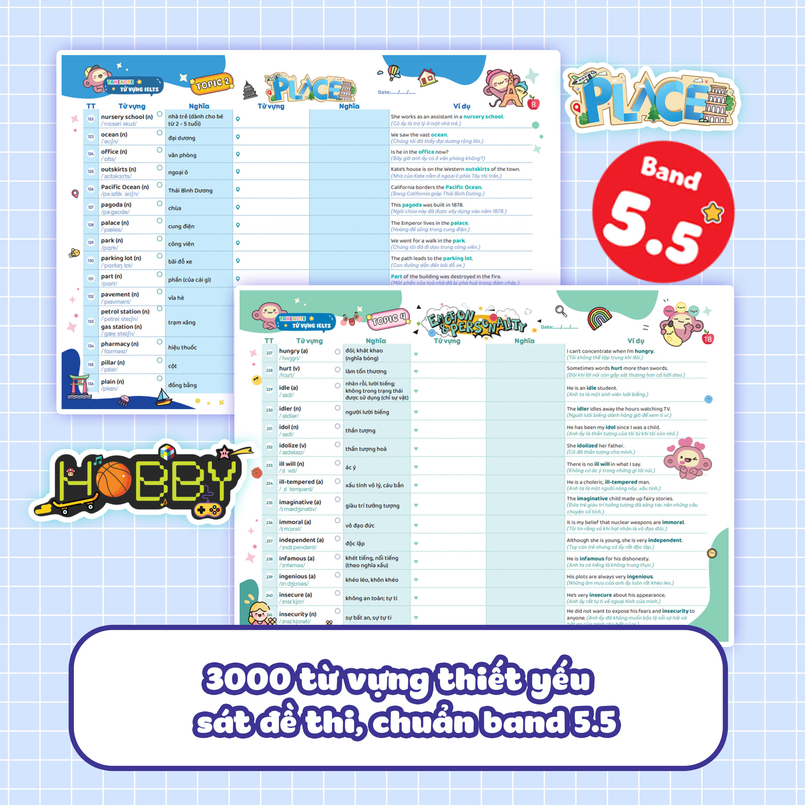 Bộ Takenote - Từ Vựng IELTS - Cung Cấp 3000 Từ Vựng Theo Chủ Đề - Band 5.5 - Tập 2 - Ảnh 4