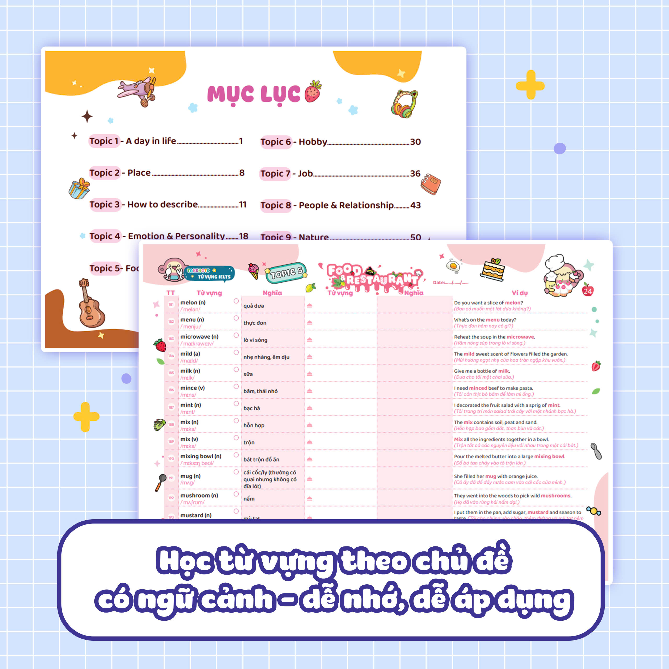 Bộ Takenote - Từ Vựng IELTS - Cung Cấp 3000 Từ Vựng Theo Chủ Đề - Band 5.5 - Tập 2 - Ảnh 5