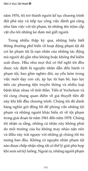 bộ tâm lý học tội phạm - tập 1 - Ảnh 5