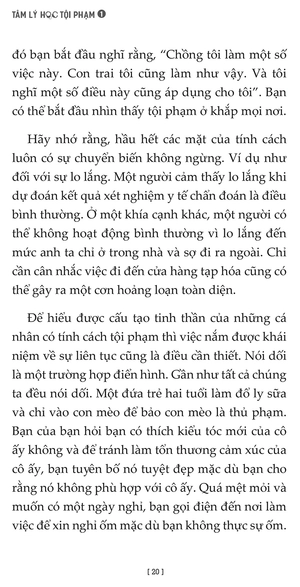 bộ tâm lý học tội phạm - tập 1 - Ảnh 9