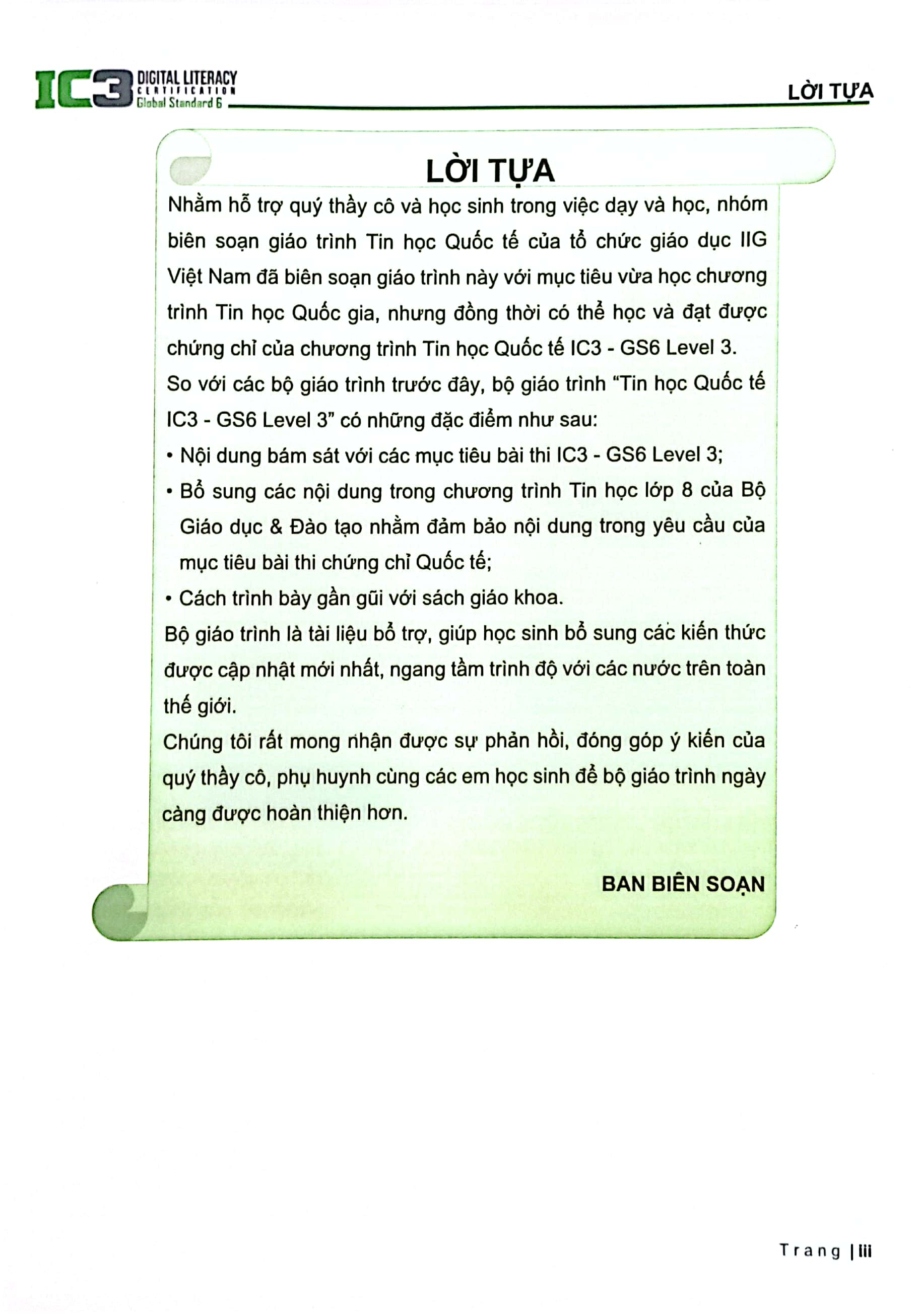 Bo
						
										
										Tang Cuong Tin Hoc Quoc Te - IC3 - GS6 Level 3 (Tai Ban 2024) - Ảnh 4