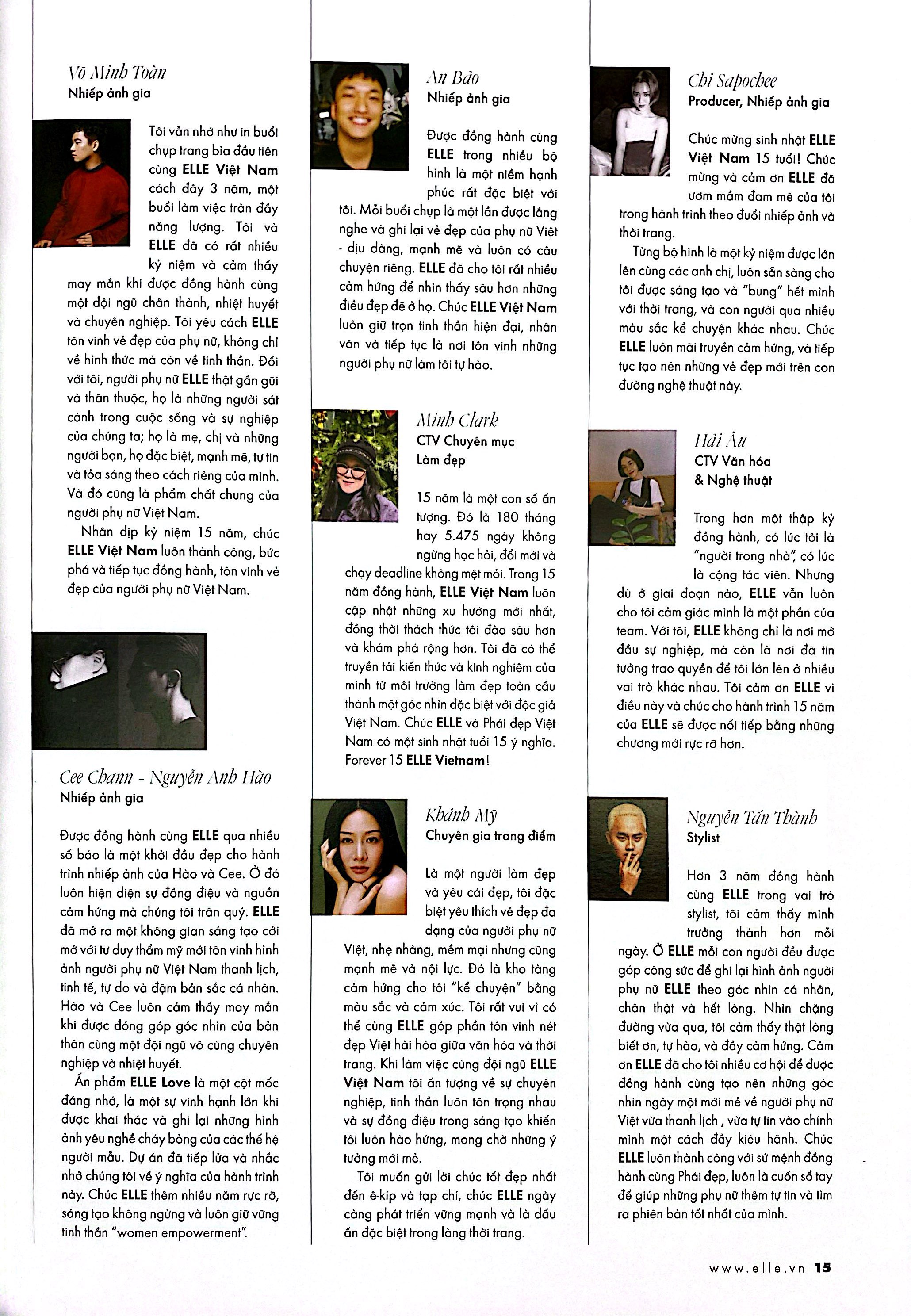 Bo
						
										
										Tap Chi Phai Dep Elle - 15 Years Of Love 2025 - Bia Ngo Thanh Van Va Gao - Ảnh 6