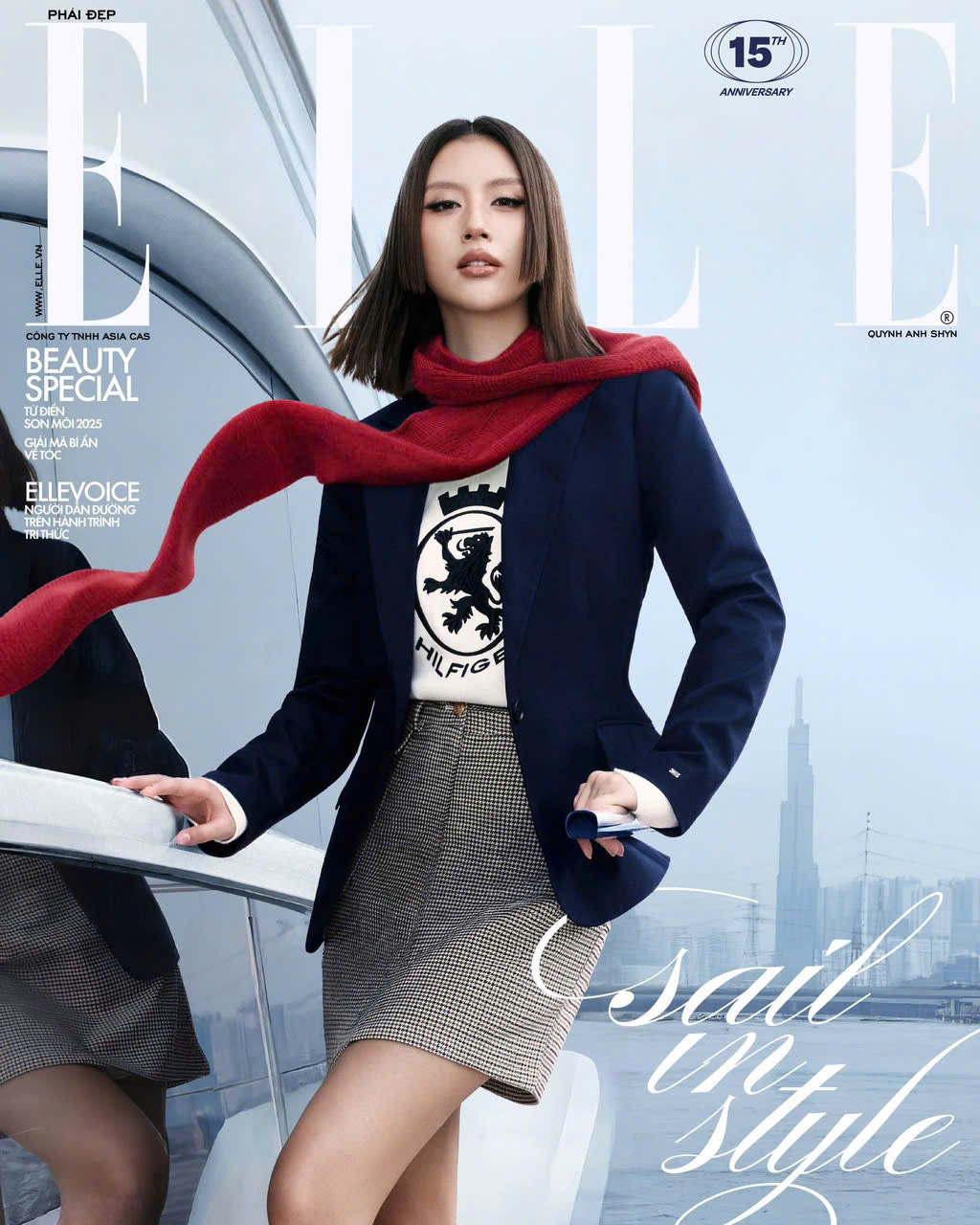 Bộ Tạp Chí Phái Đẹp Elle Tháng 10/2025 - Sail In Style - Bìa Quỳnh Anh Shyn - Ảnh 3