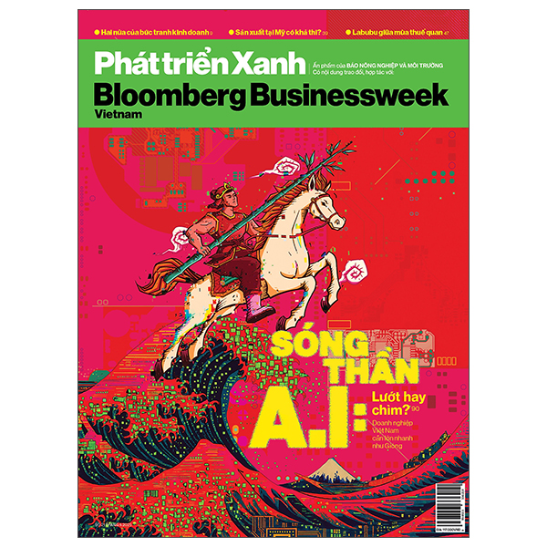 Bộ Tạp Chí Phát Triển Xanh Blooberg Businessweek - Số Tháng 6/2025 - Sóng Thần A.I - Lướt Hay Chìm?