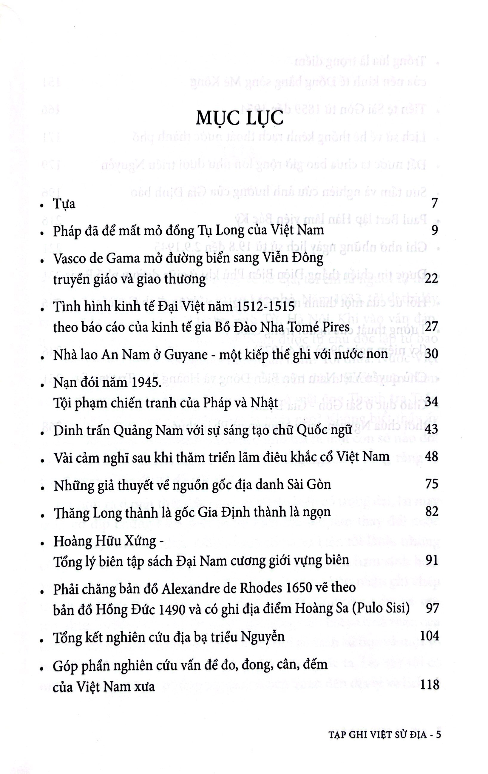 Bộ Tạp Ghi Việt Sử Địa - Tập 1 - Ảnh 3