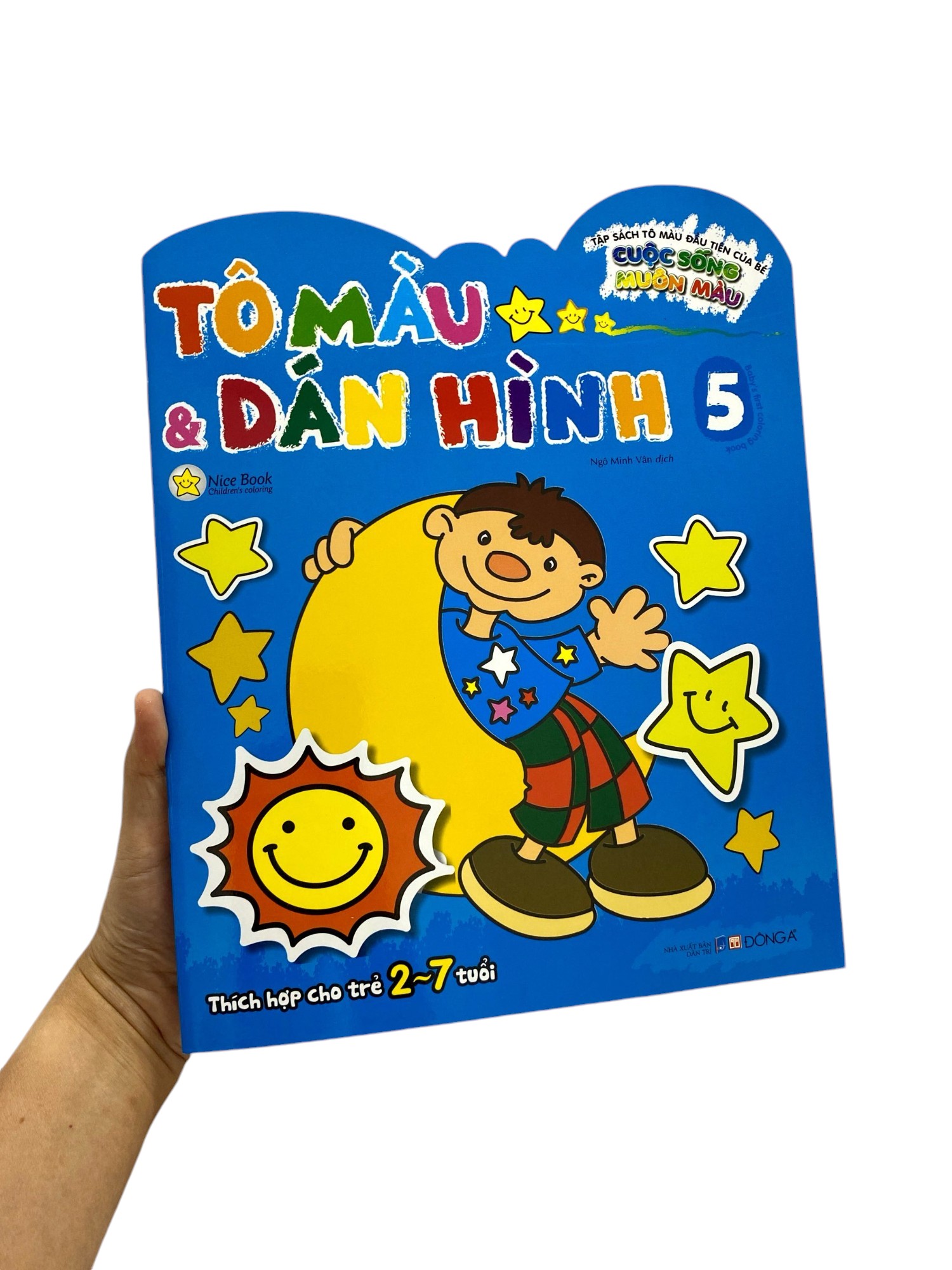 Bộ Tập Sách Tô Màu Đầu Tiên Của Bé - Cuộc Sống Muôn Màu - Tô Màu Và Dán Hình - Tập 5 - Ảnh 9