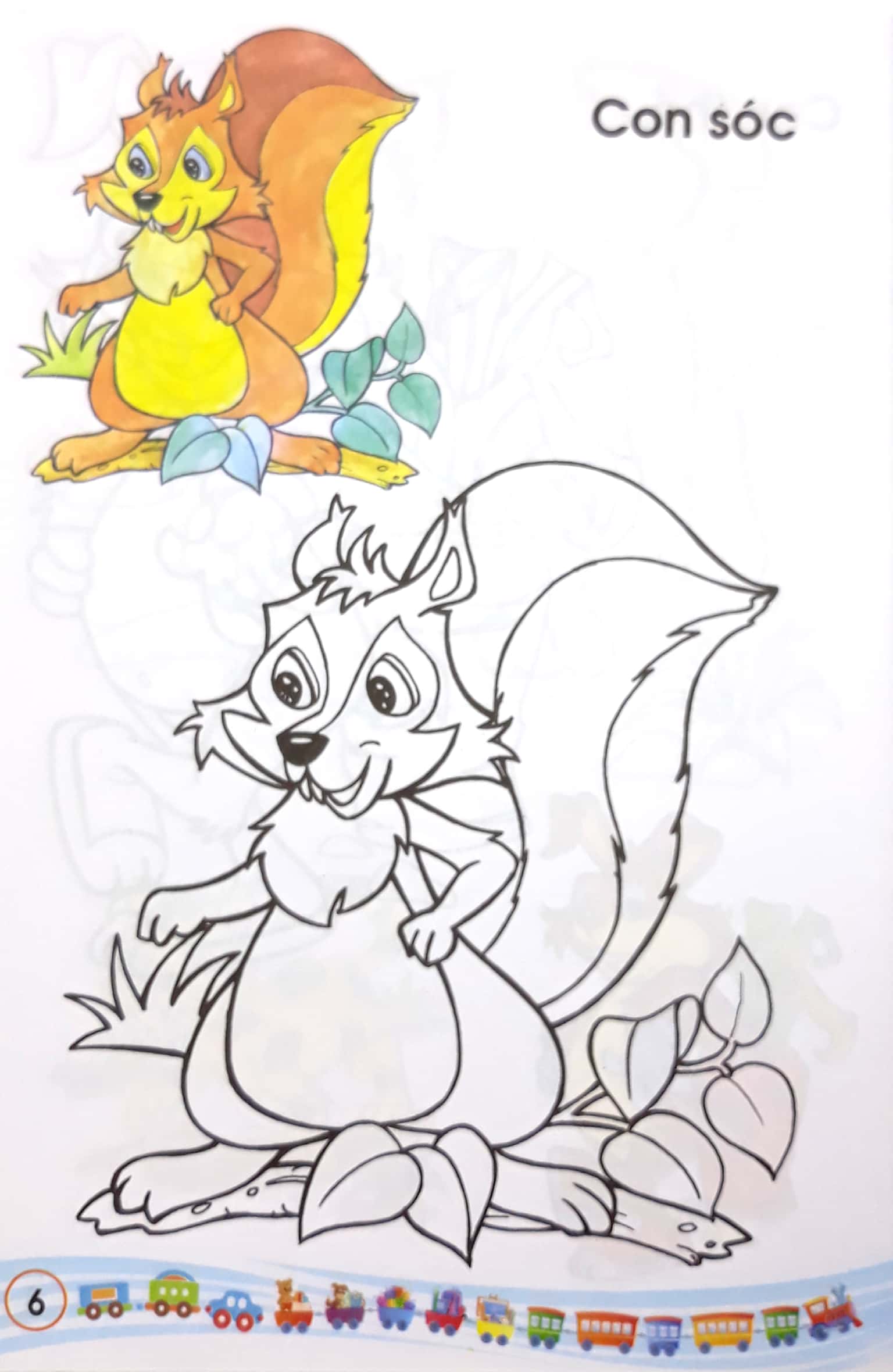 bộ tập tô màu các loài thú 1 - Ảnh 7