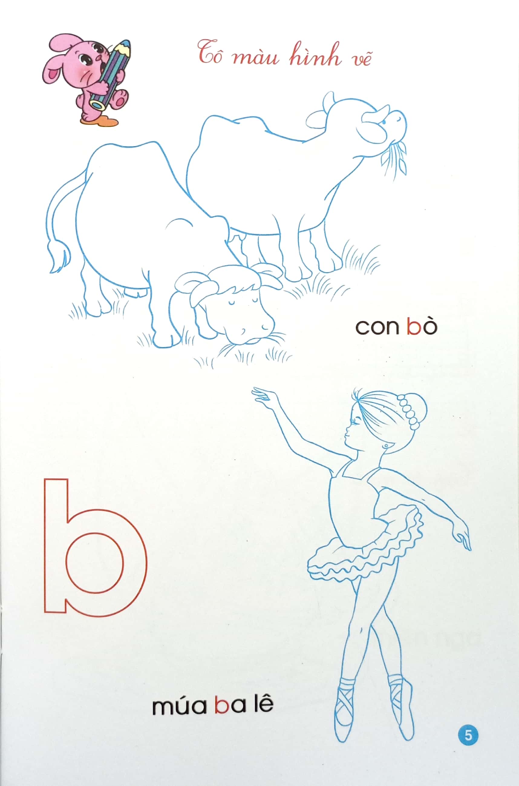 Bo
						
										
										Tap To Mau Giao - Chu Cai - Quyen 2 (Danh Cho 4-5 Tuoi) - Ảnh 6