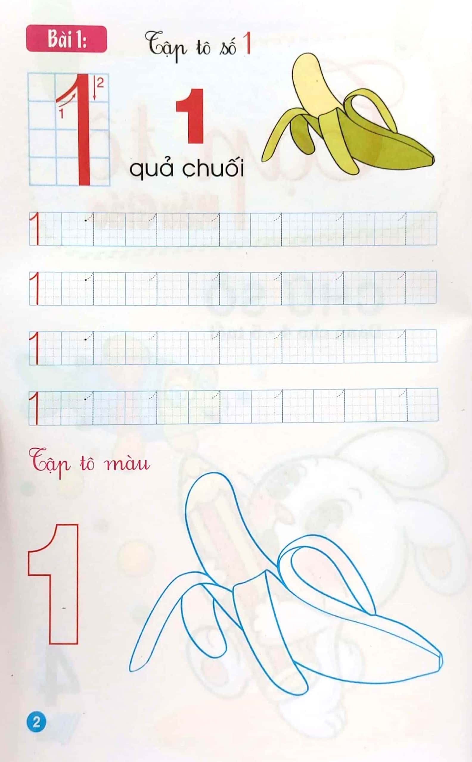 bộ tập tô mẫu giáo: chữ số (dành cho 4 - 5 tuổi) - tập 4 - Ảnh 3