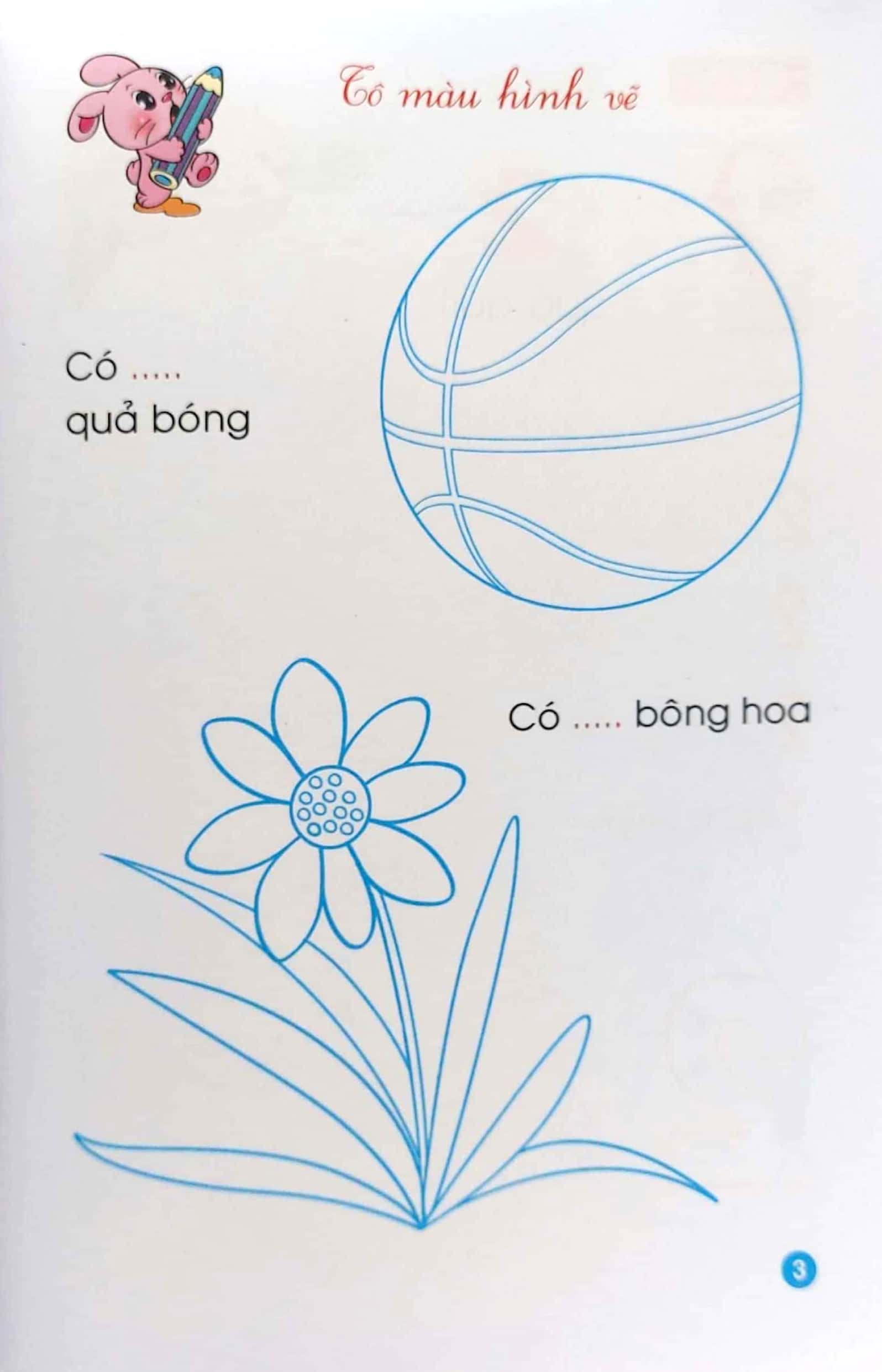 bộ tập tô mẫu giáo: chữ số (dành cho 4 - 5 tuổi) - tập 4 - Ảnh 4