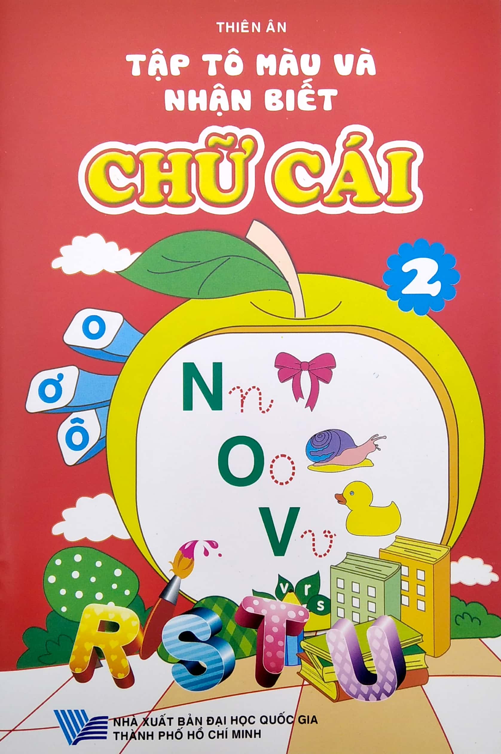 bộ tập tô màu và nhận biết chữ cái - tập 2 - Ảnh 2