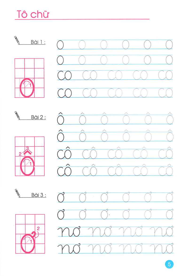 bộ tập tô tập ghép vần - tập 1 - Ảnh 3