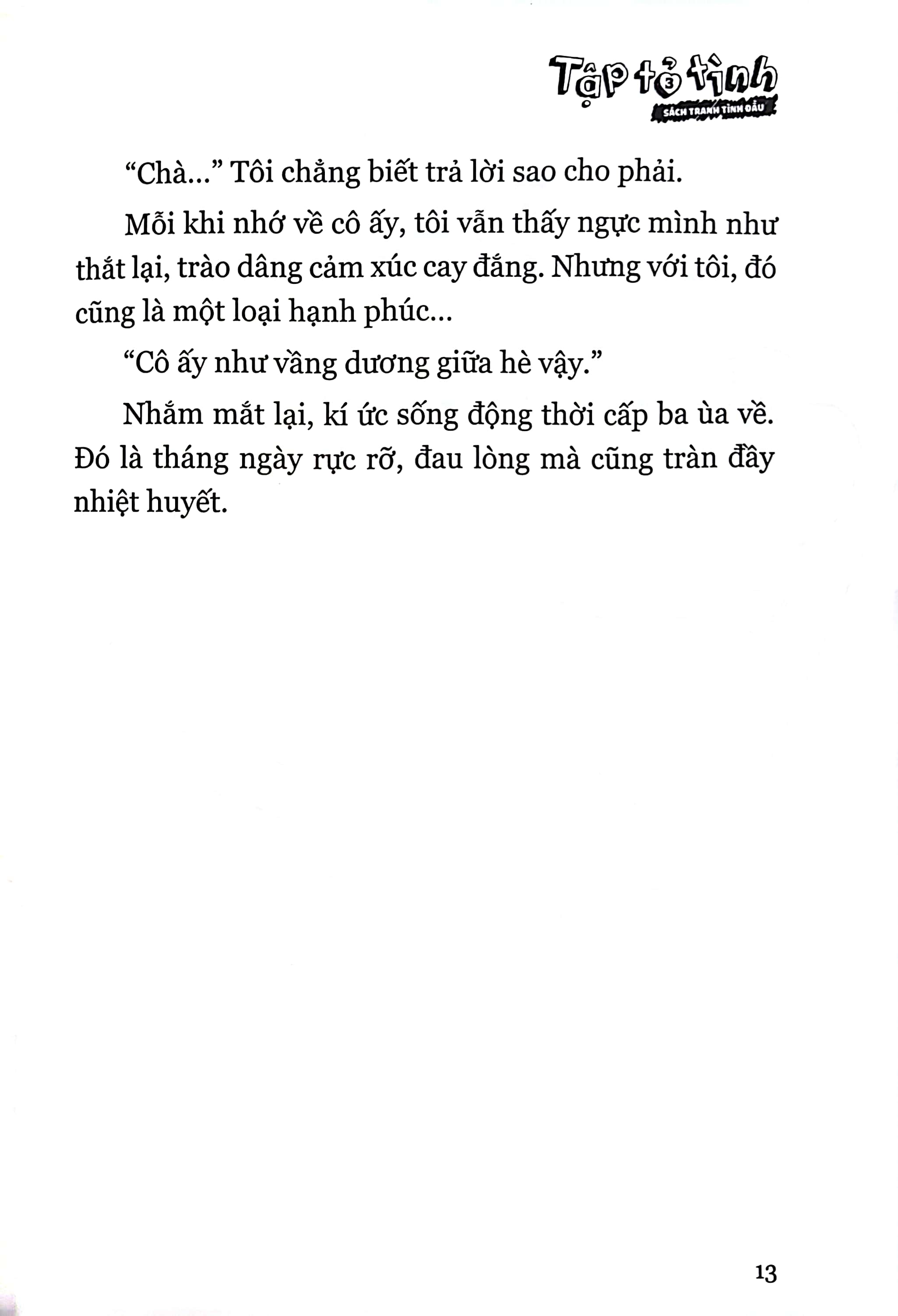 bộ tập tỏ tình - tập 3 - sách tranh tình đầu - Ảnh 5