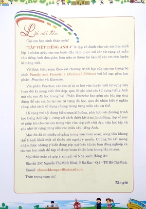 bộ tập viết tiếng anh 1 (biên soạn theo bộ sách family and friends 1) - Ảnh 3