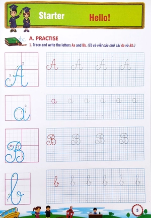 bộ tập viết tiếng anh 1 (biên soạn theo bộ sách family and friends 1) - Ảnh 4
