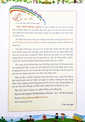 bộ tập viết tiếng anh 2 (biên soạn theo bộ sách family and friends 2) - Ảnh 3
