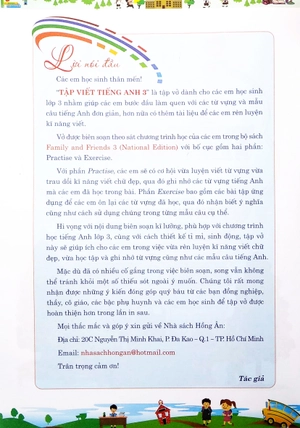 bộ tập viết tiếng anh 3 (biên soạn theo bộ sách family and friends 3) - Ảnh 4