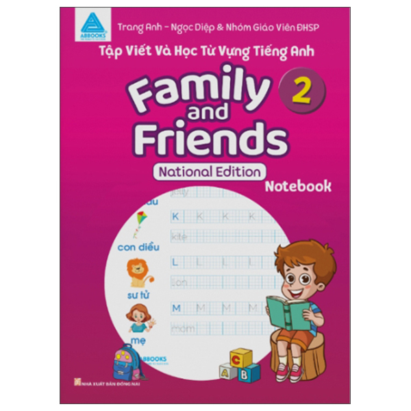 Bộ Tập Viết Và Học Từ Vựng Tiếng Anh - Family And Friends 2 - National Edition - Notebook