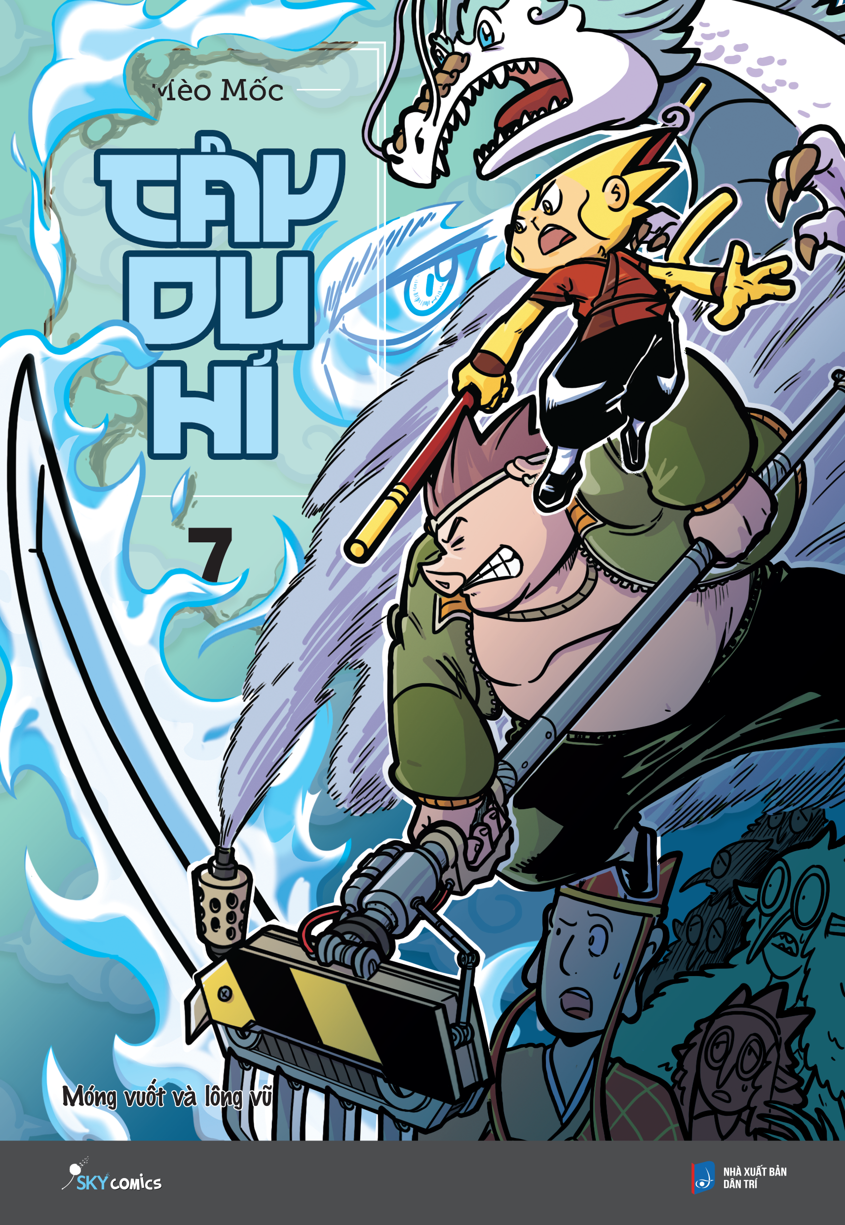 bộ tây du hí - tập 7 - móng vuốt và lông vũ - tặng kèm 2 thẻ nhân vật + 1 postcard kỷ niệm 10 năm tây du hí - Ảnh 3