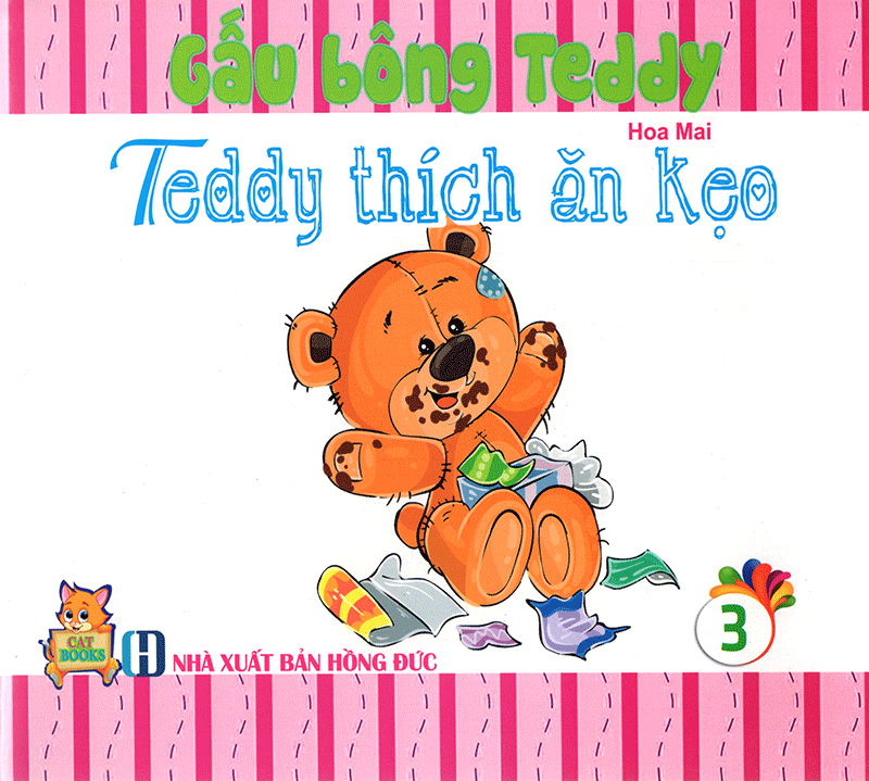 bộ teddy thích ăn kẹo - gấu bông teddy - tập 3 - Ảnh 2