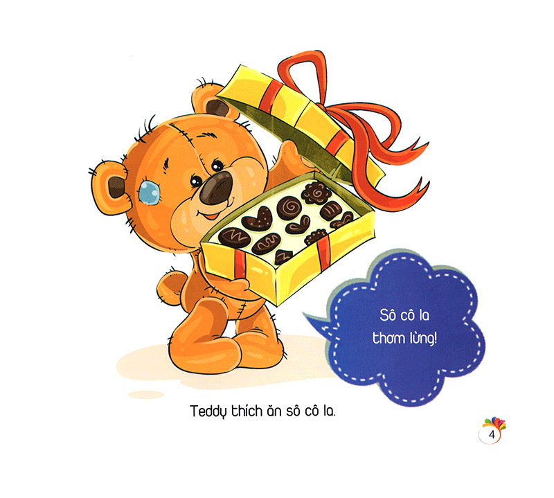 bộ teddy thích ăn kẹo - gấu bông teddy - tập 3 - Ảnh 5