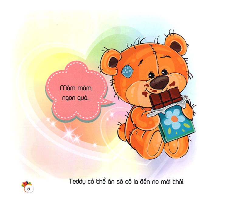 bộ teddy thích ăn kẹo - gấu bông teddy - tập 3 - Ảnh 6
