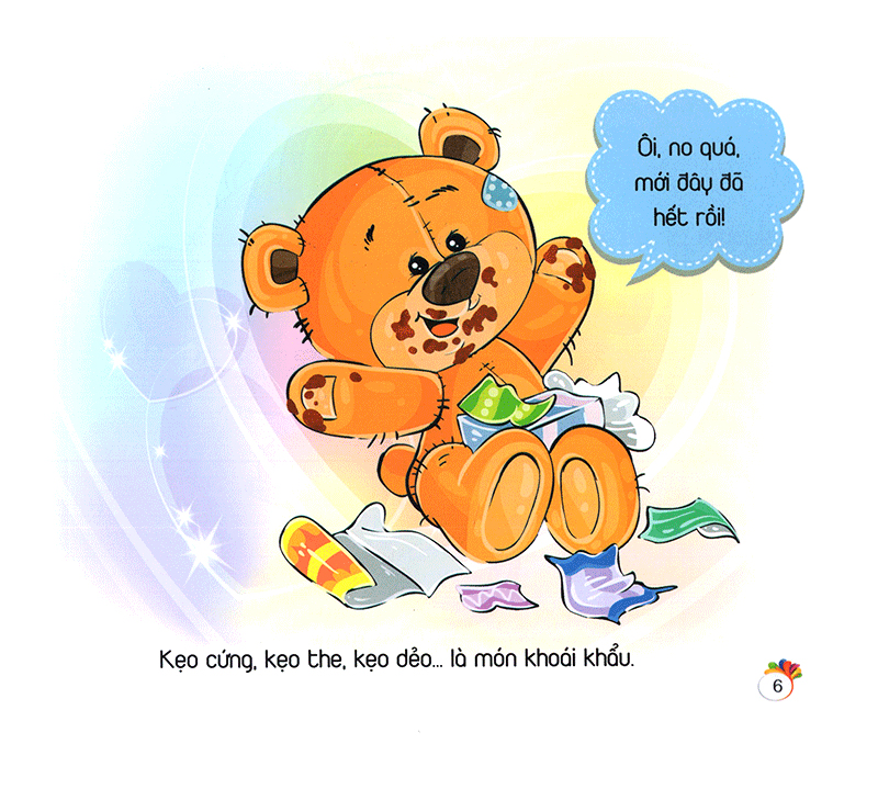 bộ teddy thích ăn kẹo - gấu bông teddy - tập 3 - Ảnh 7