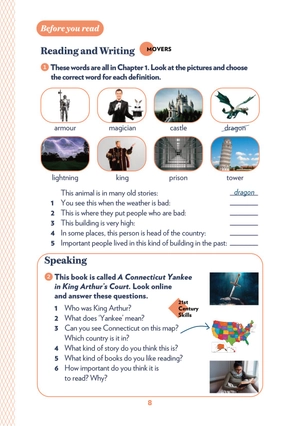 bộ teen eli readers - a connecticut yankee in king arthur's court - stage 1 a1 - downloadable audio files - Ảnh 9