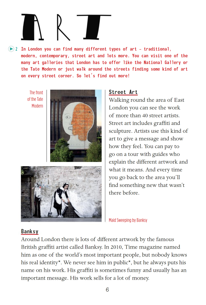 Bộ Teen ELI Readers - Loving London - Stage 2 A2 - Downloadable Audio Files - Ảnh 3