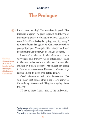 bộ teen eli readers - the canterbury tales - stage 1 a1 - downloadable audio files - Ảnh 11