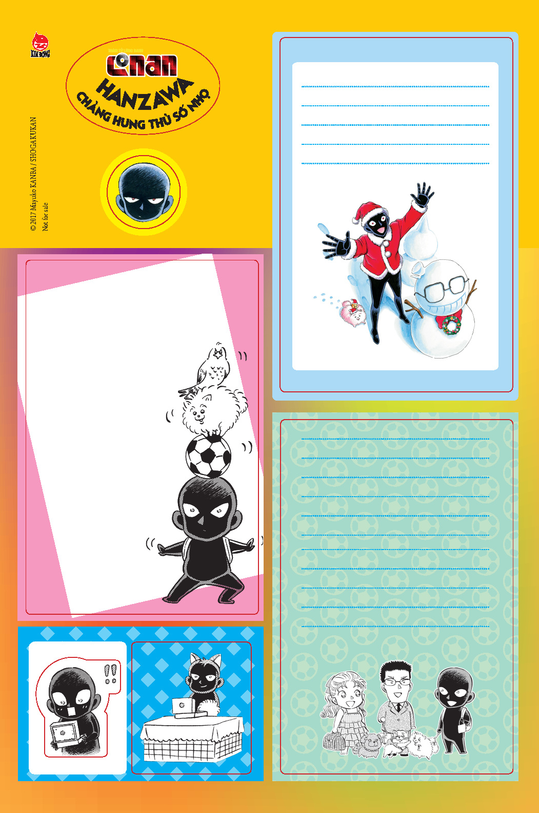 bộ thám tử lừng danh conan - hanzawa - chàng hung thủ số nhọ - tập 5 - tặng kèm bảng sticker - Ảnh 4