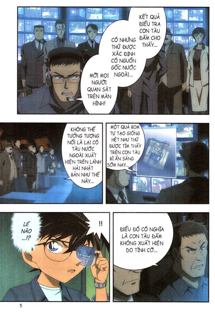 bộ thám tử lừng danh conan - hoạt hình màu - cuộc điều tra giữa biển khơi - tập 2 (tái bản 2020) - Ảnh 4
