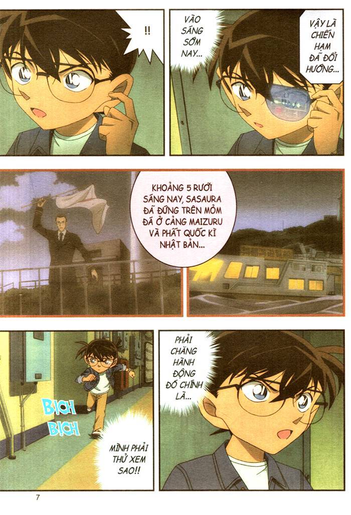 bộ thám tử lừng danh conan - hoạt hình màu - cuộc điều tra giữa biển khơi - tập 2 (tái bản 2020) - Ảnh 6