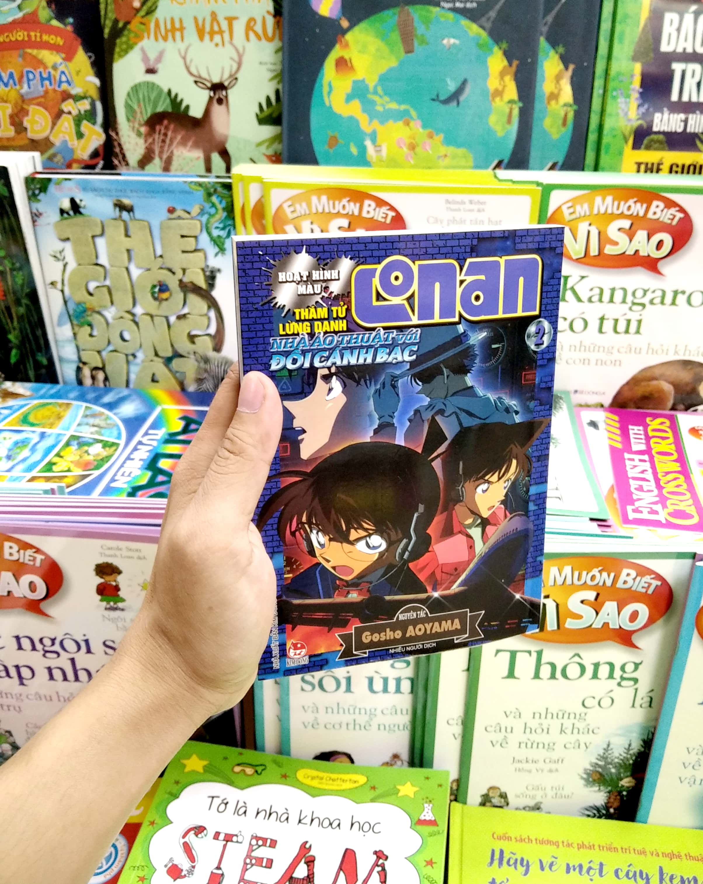 bộ thám tử lừng danh conan - hoạt hình màu - nhà ảo thuật với đôi cánh bạc - tập 2 - Ảnh 6
