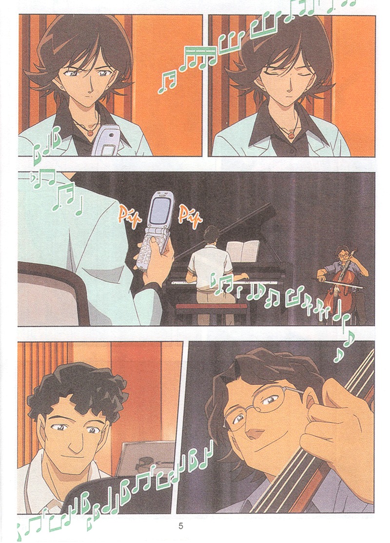 Bộ Thám Tử Lừng Danh Conan - Hoạt Hình Màu - Nốt Nhạc Kinh Hoàng - Tập 1 (Tái Bản 2024) - Ảnh 7