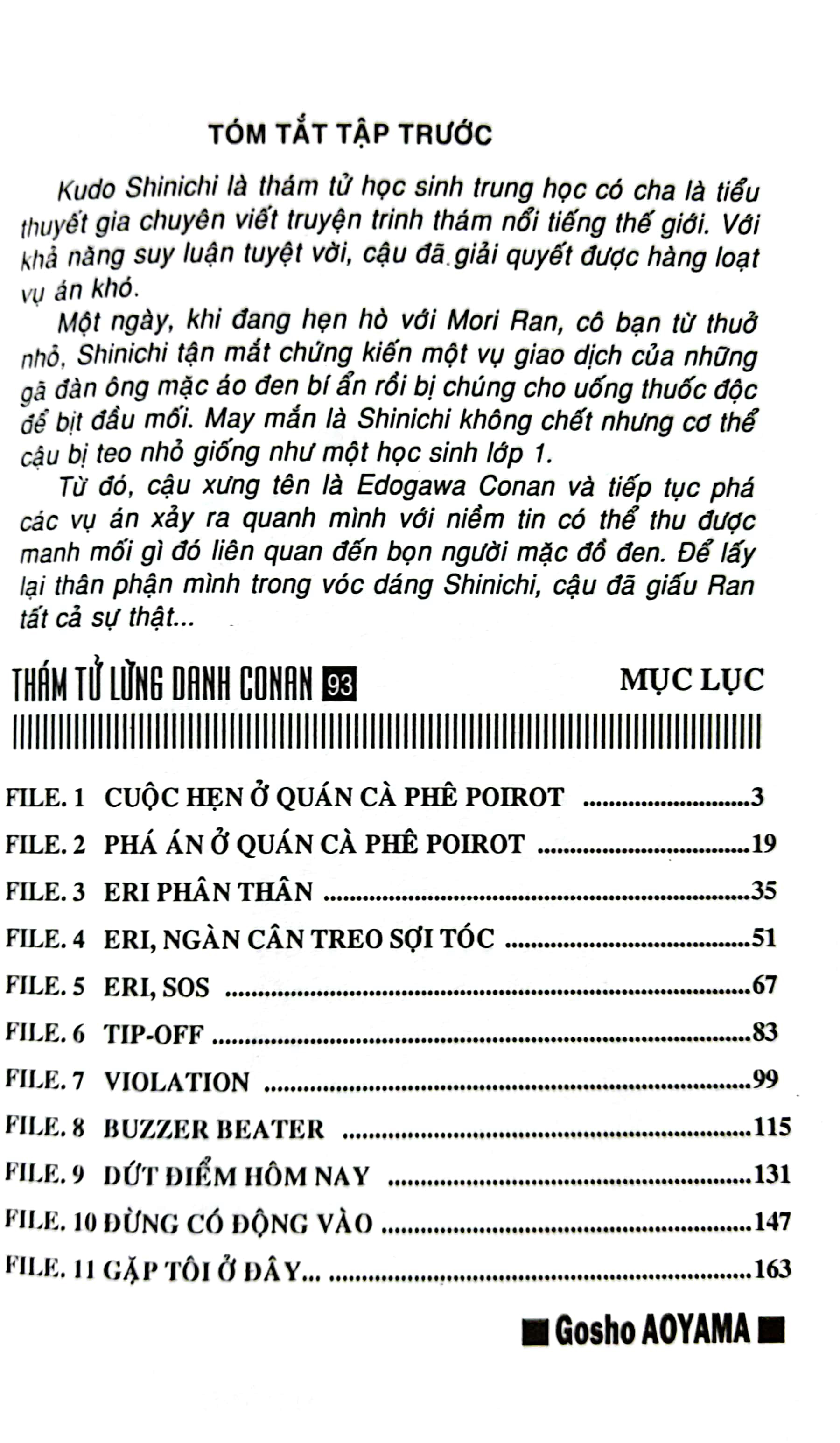bộ thám tử lừng danh conan - tập 93 (tái bản 2023) - Ảnh 3