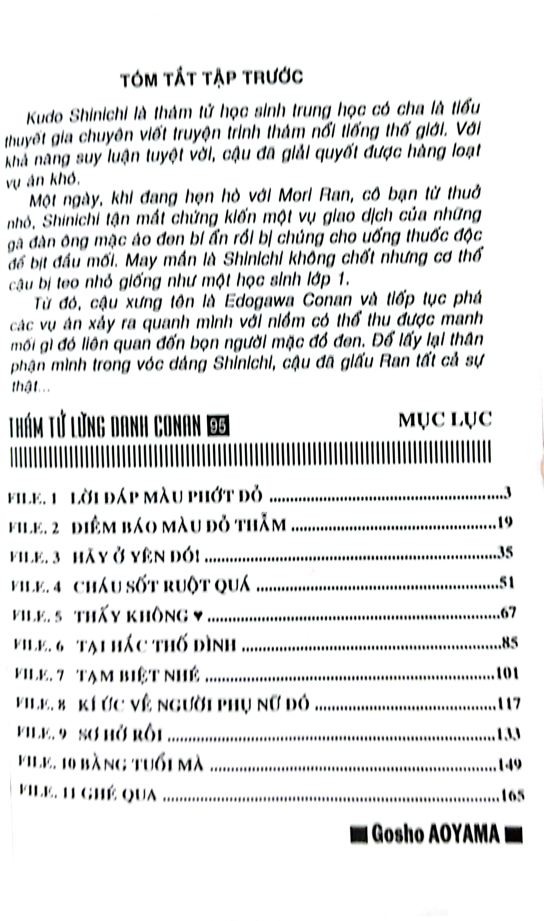 bộ thám tử lừng danh conan - tập 95 (tái bản 2023) - Ảnh 3