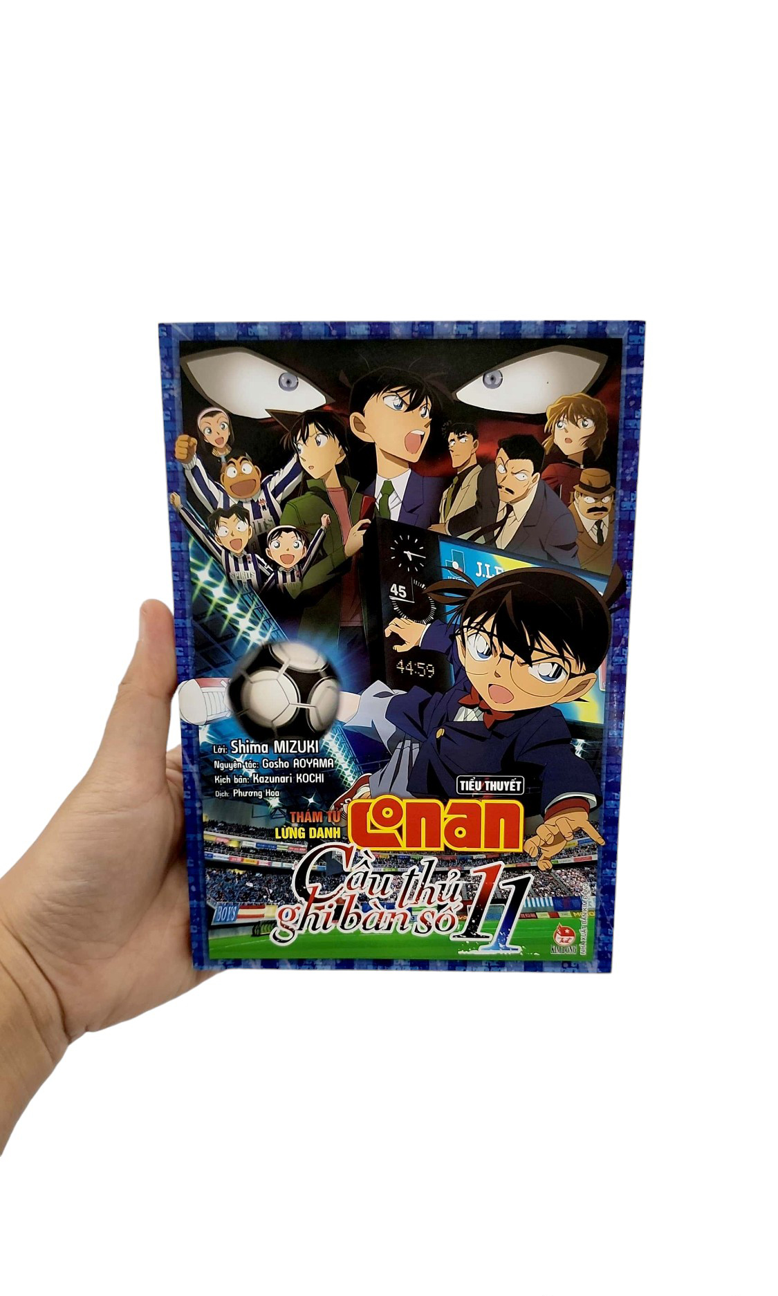 bộ thám tử lừng danh conan - tiểu thuyết - cầu thủ ghi bàn số 11 - Ảnh 8