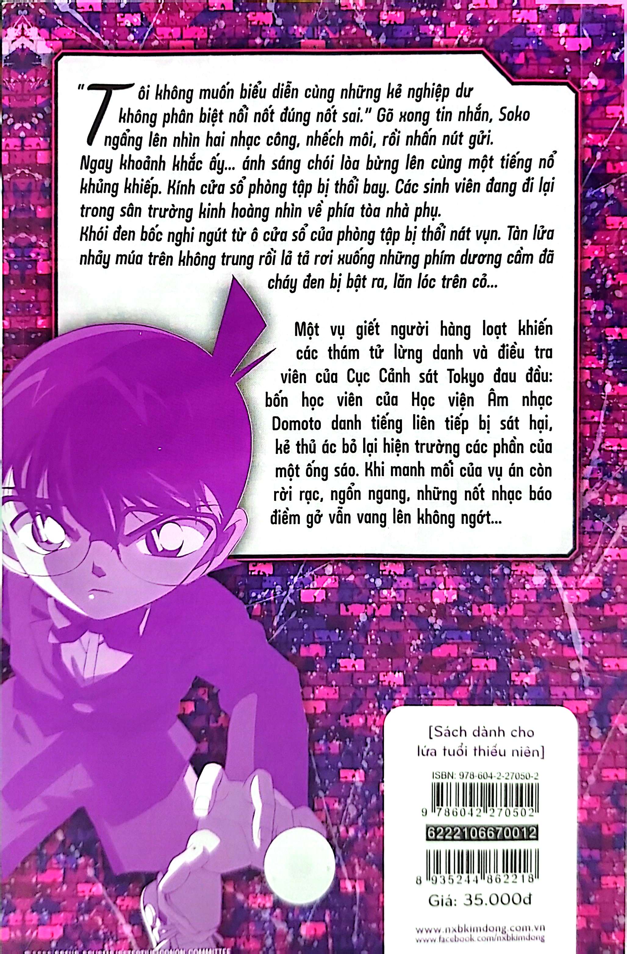 bộ thám tử lừng danh conan - tiểu thuyết - nốt nhạc kinh hoàng - Ảnh 9