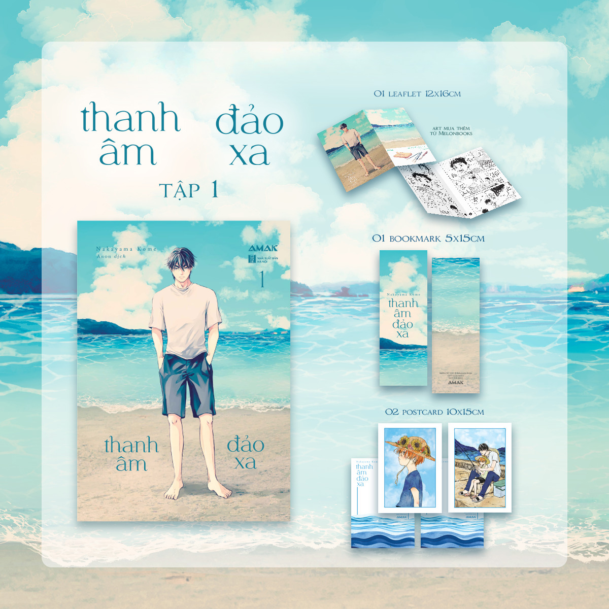 Bộ
Thanh Âm Đảo Xa - Tập 1 - Tặng Kèm 1 Bookmark Hai Mặt + 2 Postcard Hai Mặt + 1 Leaflet - Ảnh 2