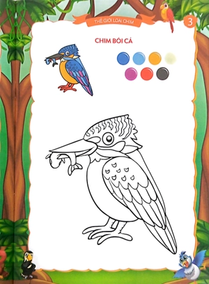 bộ thế giới loài chim - tớ muốn làm họa sĩ - Ảnh 4